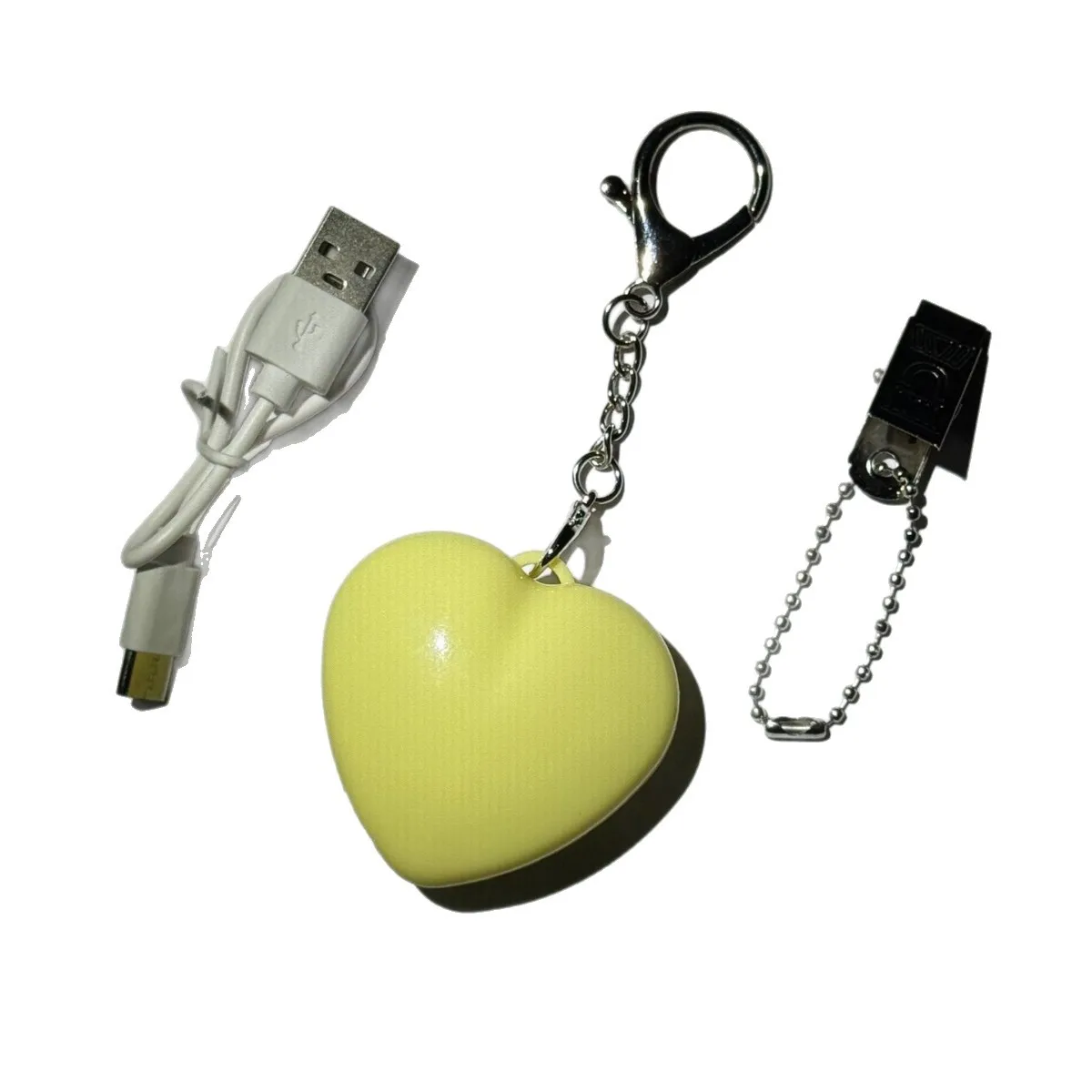 Glow Heart Light Rechargeable Purse Light Touch-Sensitive Heart Cloud Shaped LED Bag Lamp Women USB Charging Compact Wallet Ligh - Image 11