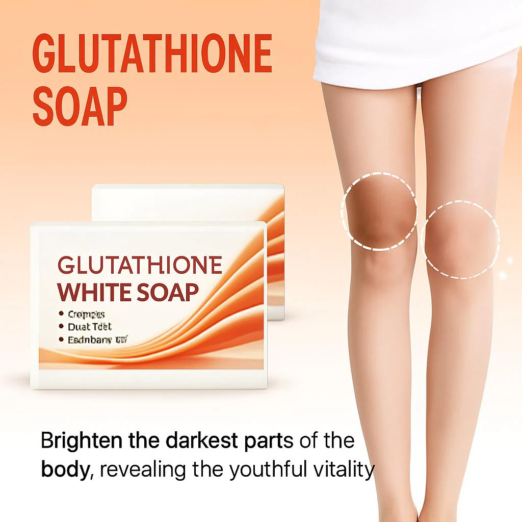 Natural Glutathione White Soap Bar for Skin Whitening and Exfoliation - Image 5