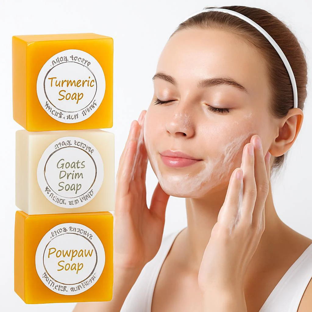 Goat's Milk & Turmeric Luxury Facial Soap - Image 4