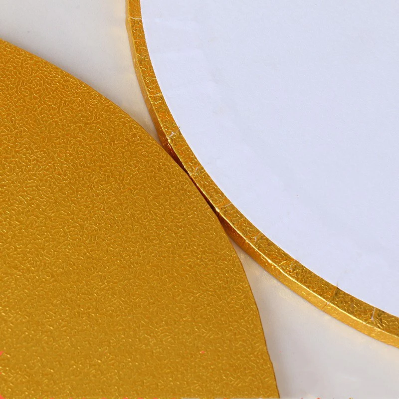 Eco-Friendly Gold Wooden Cake Base - Image 11