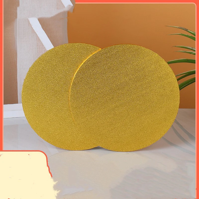 Eco-Friendly Gold Wooden Cake Base - Image 13