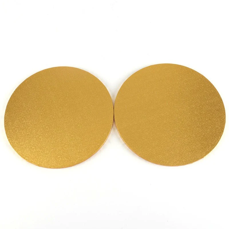 Eco-Friendly Gold Wooden Cake Base - Image 8