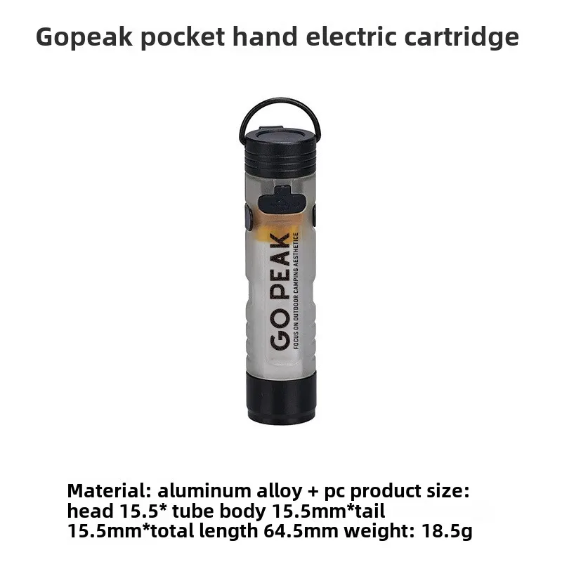 GOPEAK New Pocket Mini Flashlight Outdoor Key Clip Cap Ambient Led Long Endurance Disaster Relief Emergency 5050 Small Light - Image 16