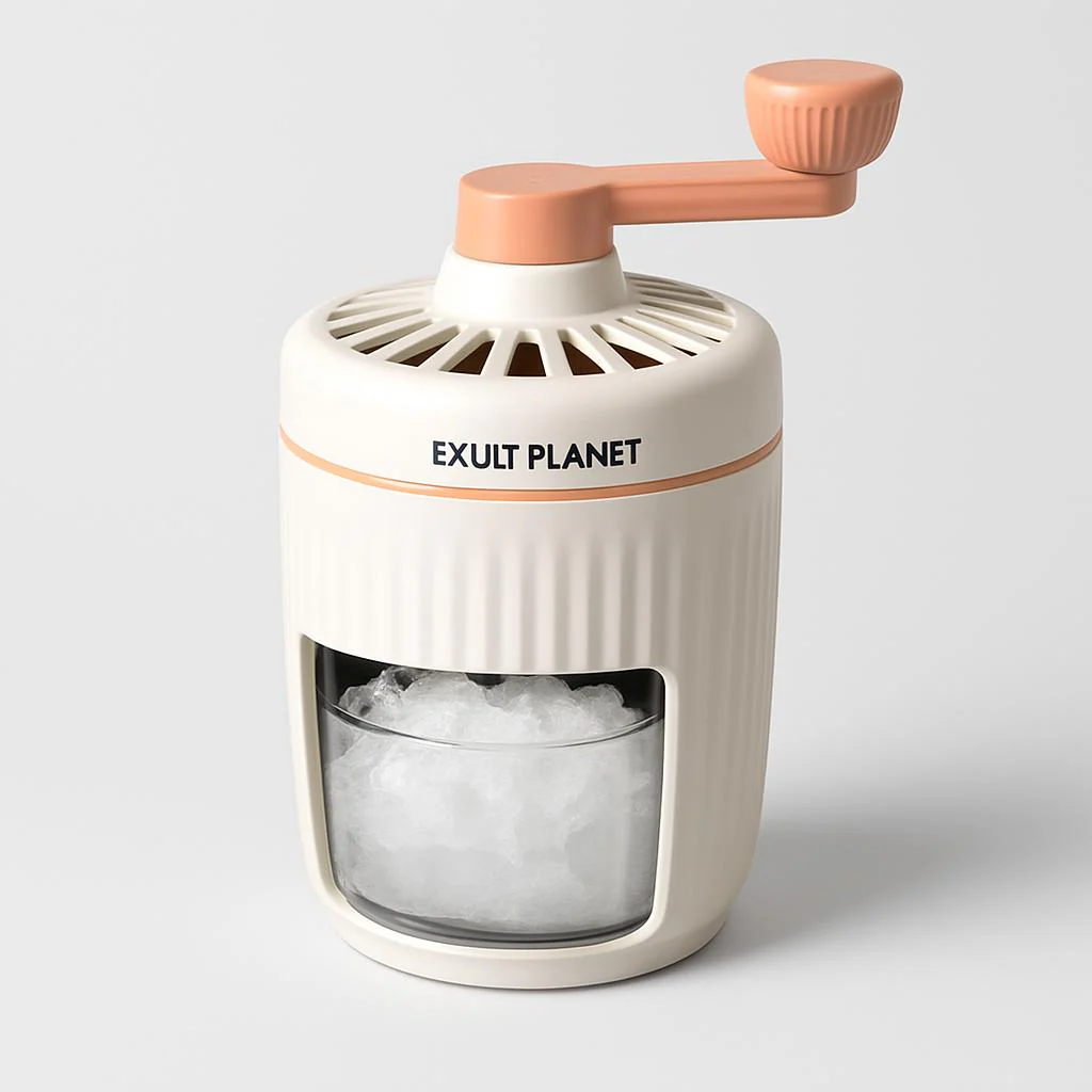 Hand Cranked Ice Shaving Machine for Smoothies - Image 10