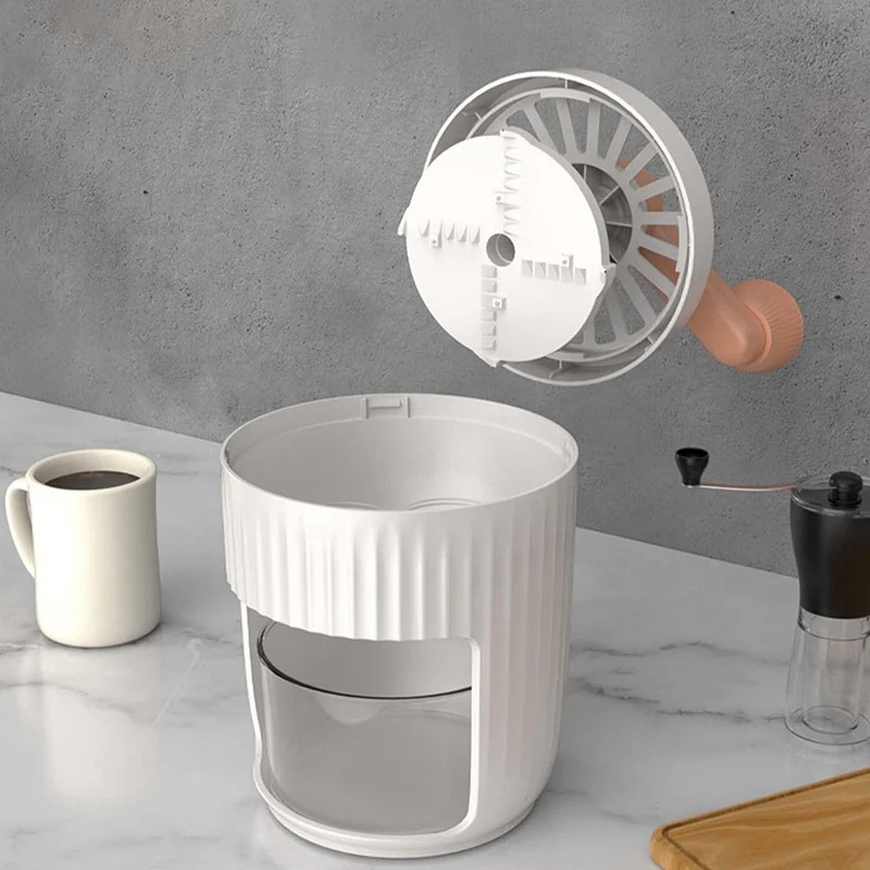 Hand Cranked Ice Shaving Machine for Smoothies - Image 12