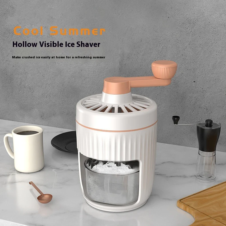 Hand Cranked Ice Shaving Machine for Smoothies - Image 16