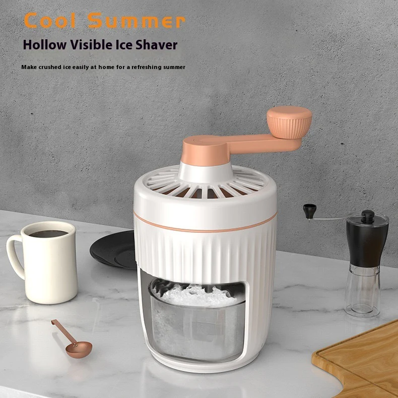 Hand Cranked Ice Shaving Machine for Smoothies - Image 18