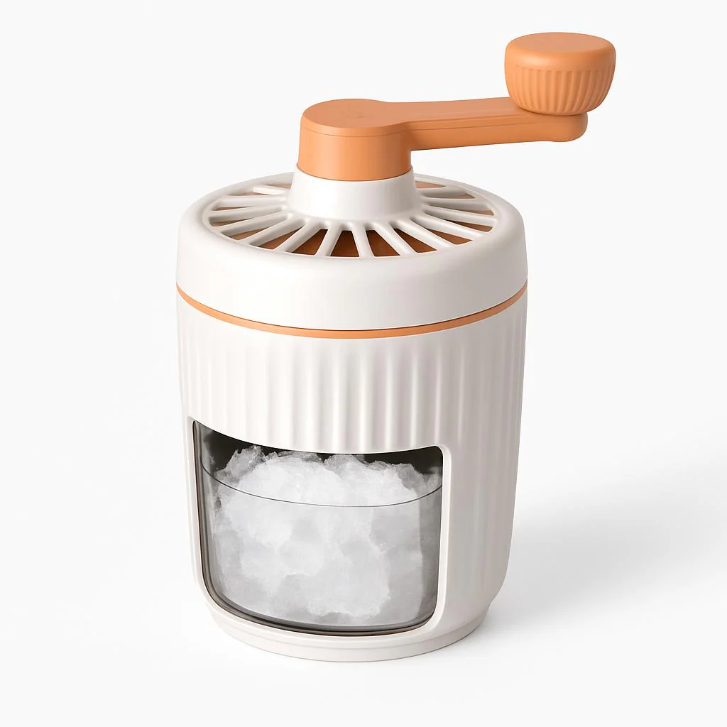 Hand Cranked Ice Shaving Machine for Smoothies - Image 9