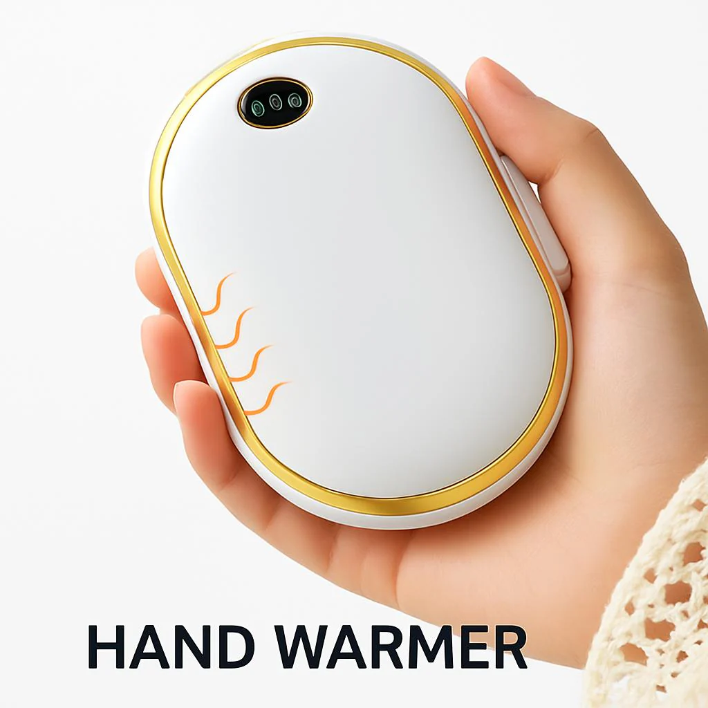 Eco-Friendly Rechargeable Hand Warmer for Cramps Relief - Image 2