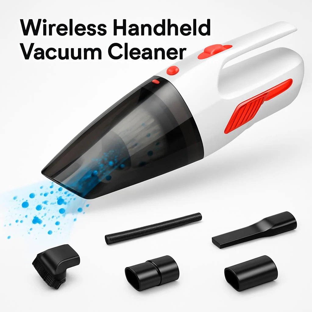 Wireless Handheld Vacuum Cleaner - Compact, Energy-Efficient Cleaning Tool - Image 11