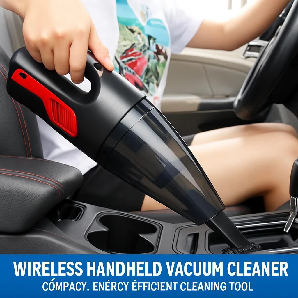 Wireless Handheld Vacuum Cleaner - Compact, Energy-Efficient Cleaning Tool - Image 3