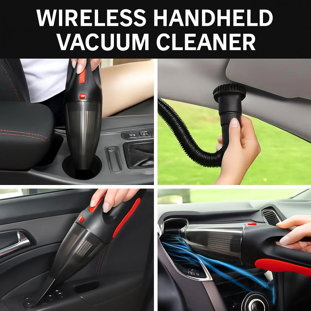 Wireless Handheld Vacuum Cleaner - Compact, Energy-Efficient Cleaning Tool - Image 4