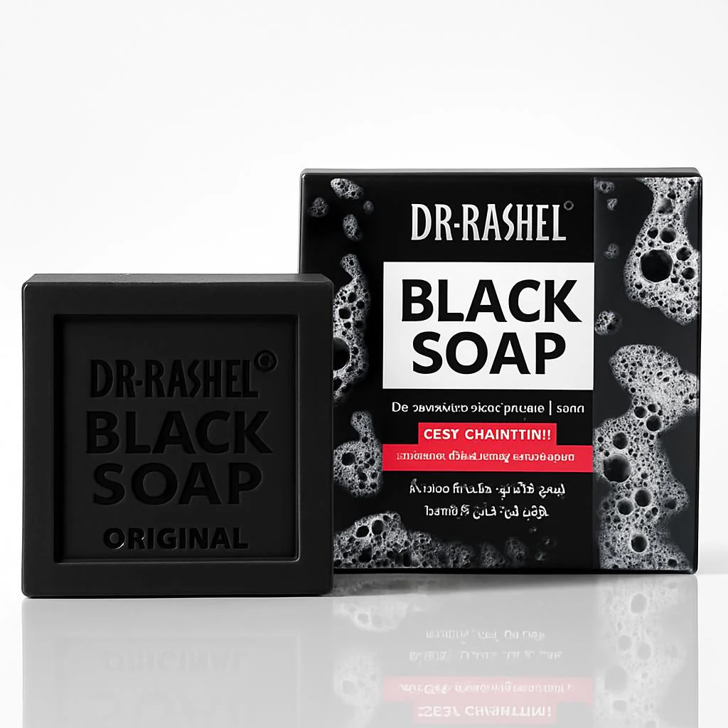 Charcoal Collagen Black Soap Bar for Natural Skincare - Image 5