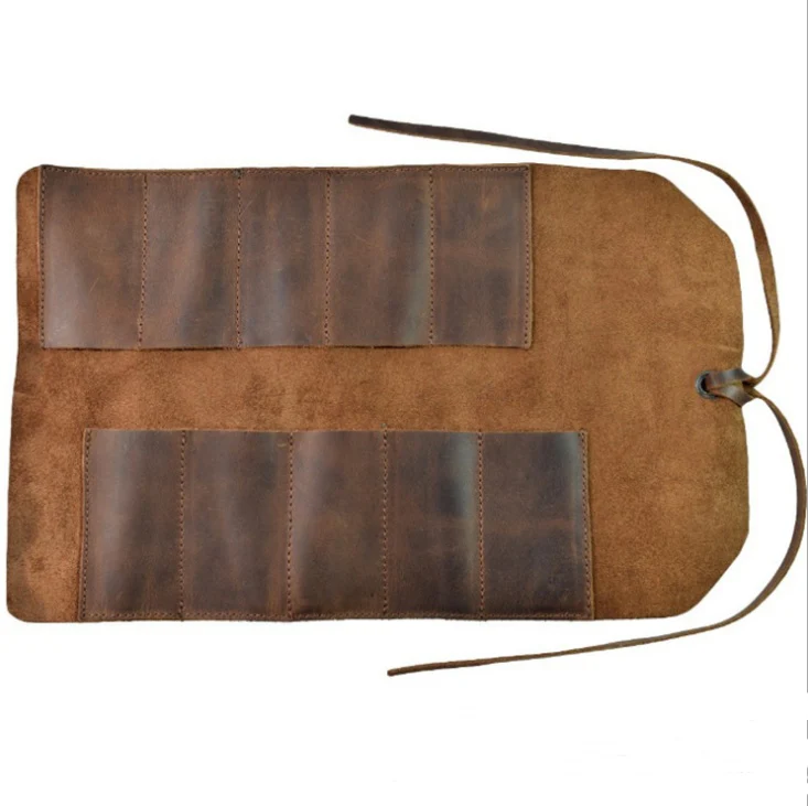Eco-Friendly Leather Tool Roll Organizer - Image 9