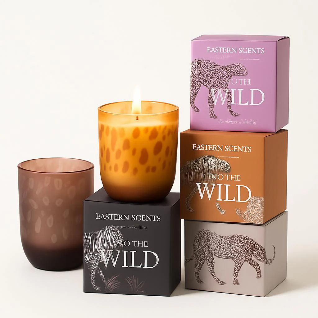 Eco-Friendly Handmade Aromatherapy Candles Set - Image 2