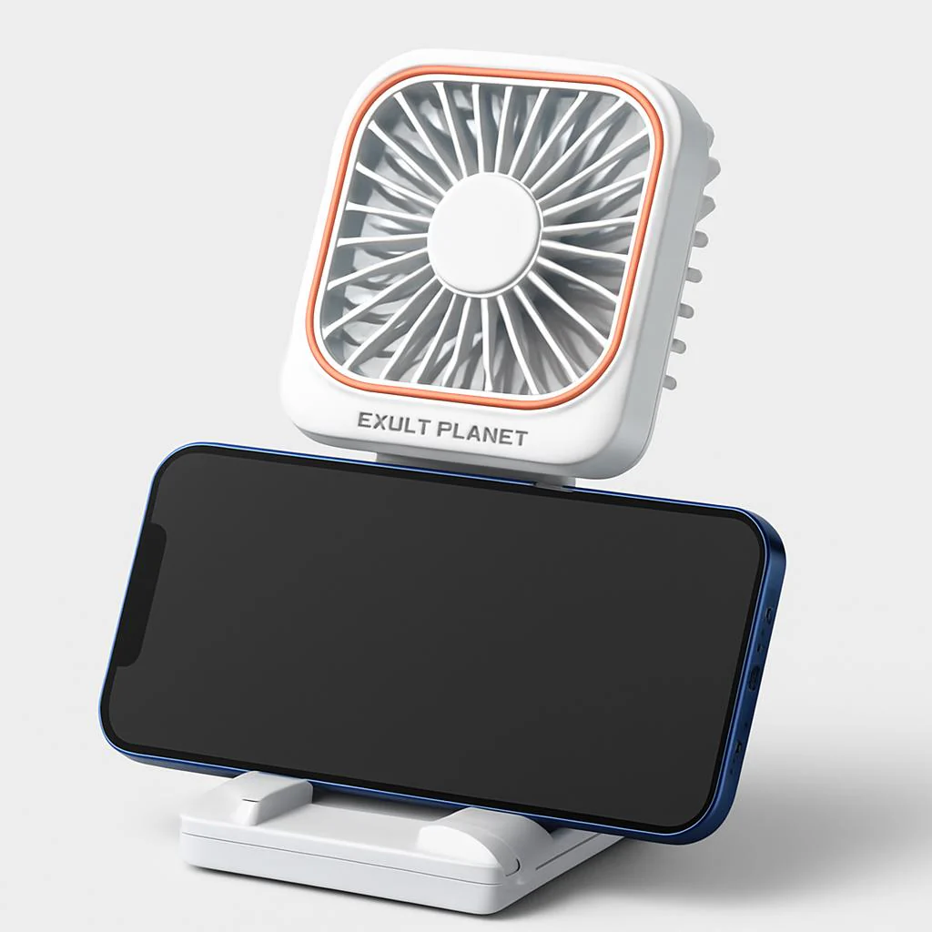 Portable Neckband Fan with Dual Cooling Blades - Image 10