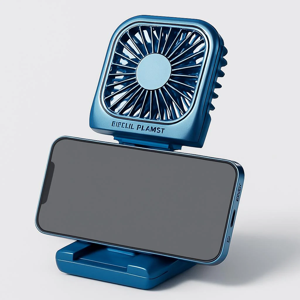 Portable Neckband Fan with Dual Cooling Blades - Image 11