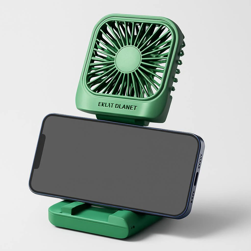 Portable Neckband Fan with Dual Cooling Blades - Image 12