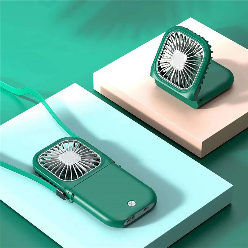 Portable Neckband Fan with Dual Cooling Blades - Image 14