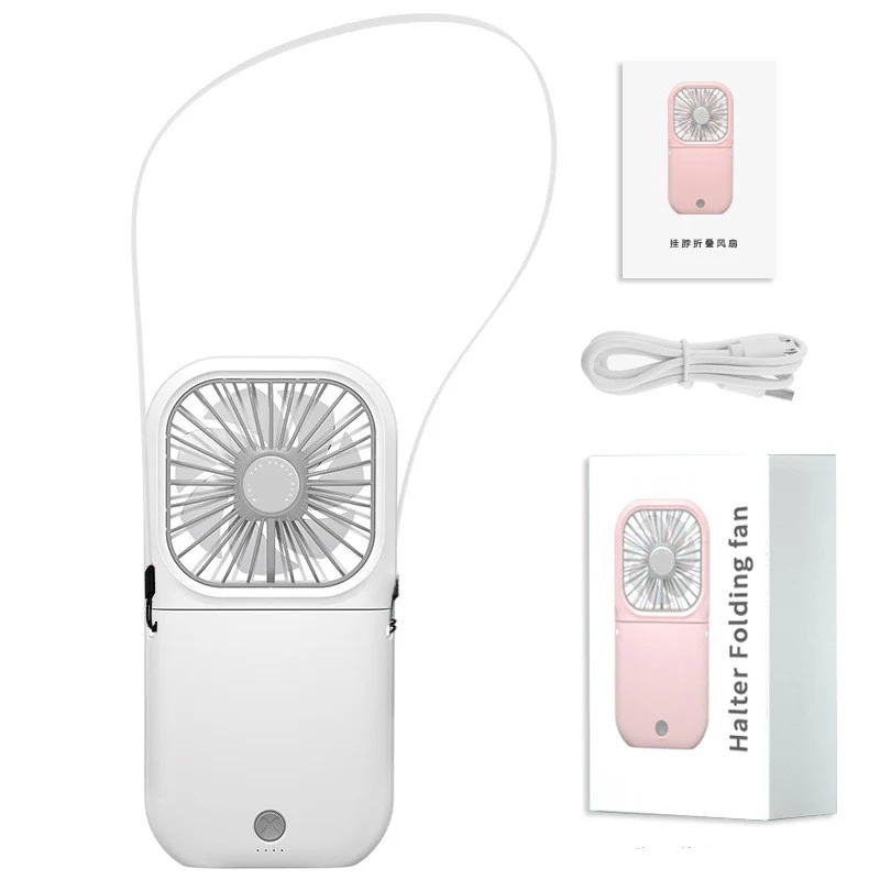 Portable Neckband Fan with Dual Cooling Blades - Image 16