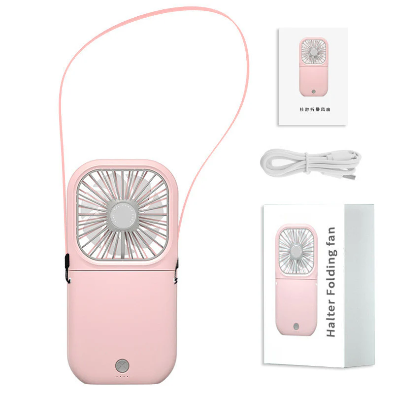 Portable Neckband Fan with Dual Cooling Blades - Image 17