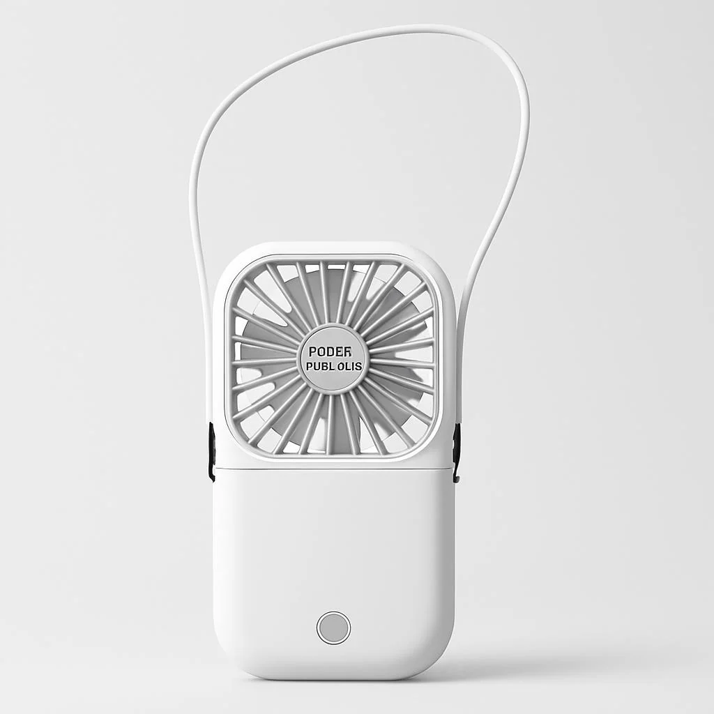 Portable Neckband Fan with Dual Cooling Blades - Image 4