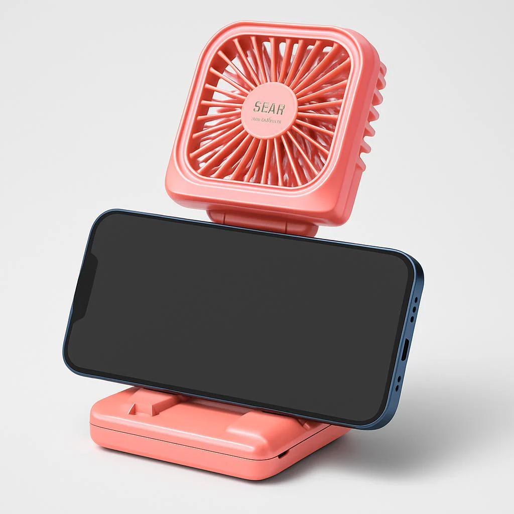 Portable Neckband Fan with Dual Cooling Blades - Image 9