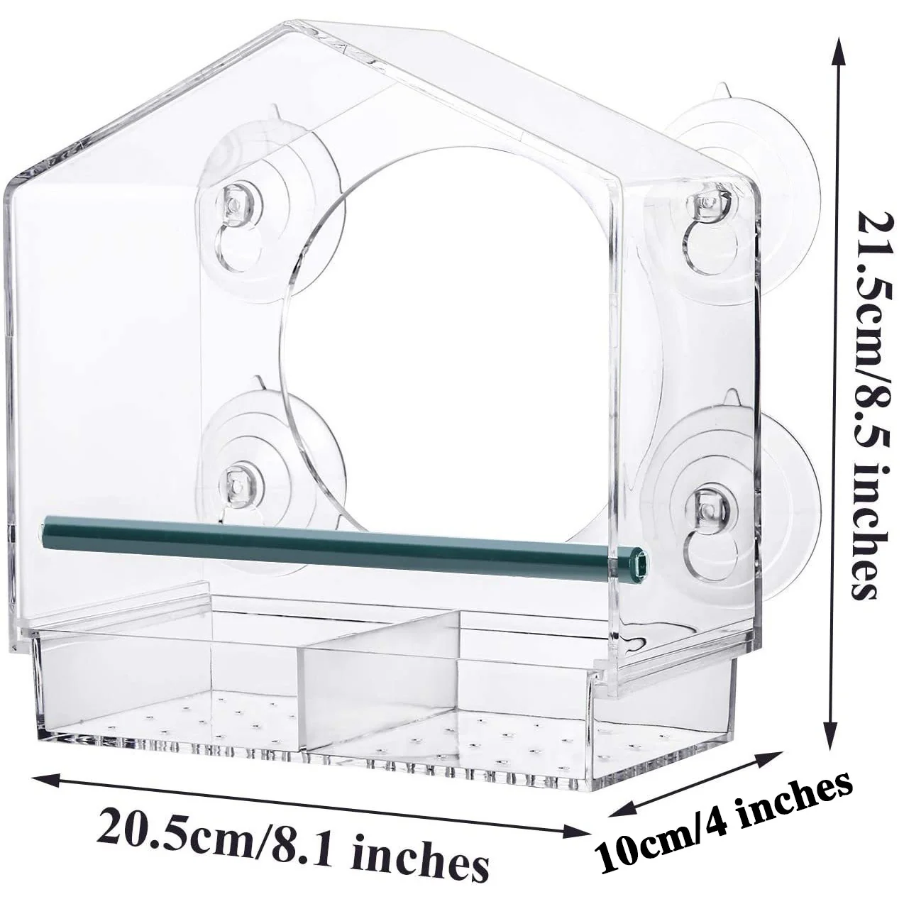 Transparent Window Bird Feeder - Eco-Friendly, Durable, Easy to Install - Image 10