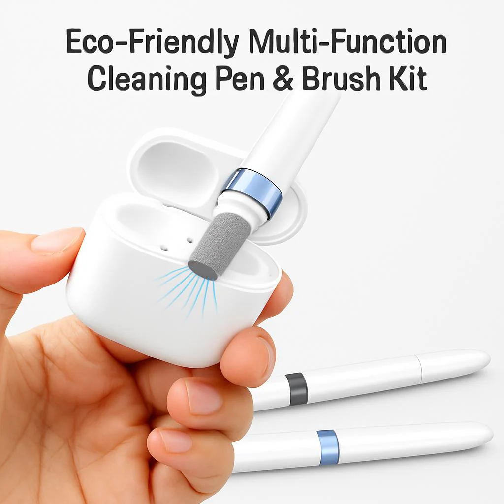 Eco-Friendly Multi-Function Cleaning Pen & Brush Kit - Image 2
