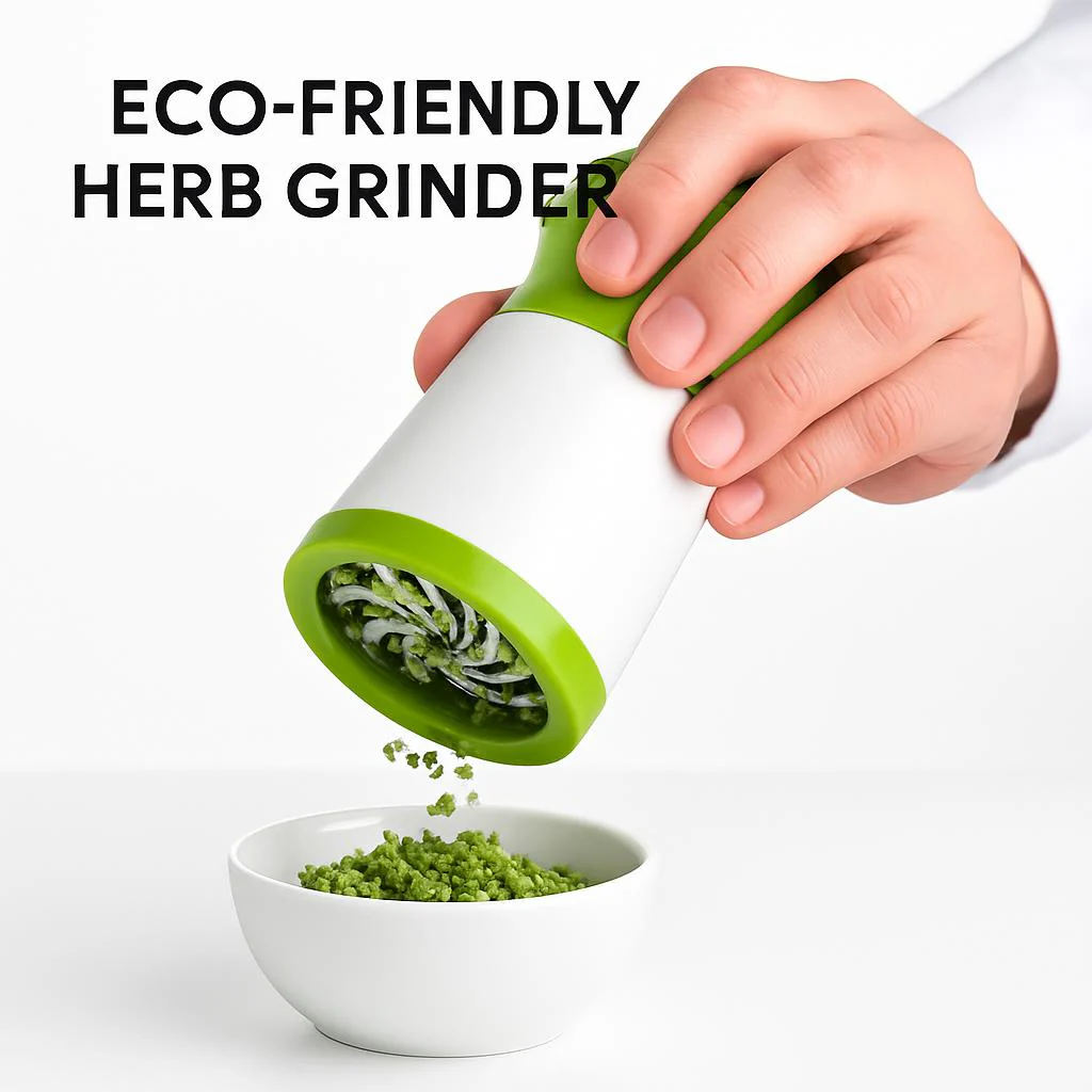 Eco-Friendly Herb Grinder - Sustainable Kitchen Tool for Fresh Herbs - Image 3