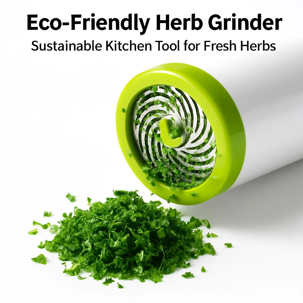 Eco-Friendly Herb Grinder - Sustainable Kitchen Tool for Fresh Herbs - Image 4