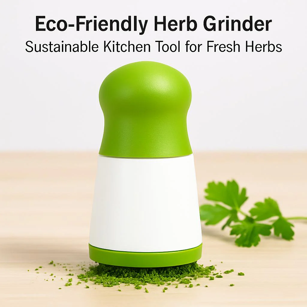 Eco-Friendly Herb Grinder - Sustainable Kitchen Tool for Fresh Herbs - Image 5