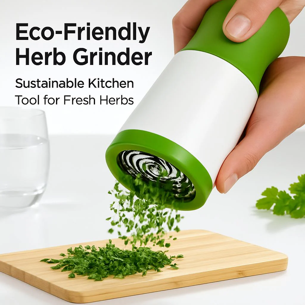 Eco-Friendly Herb Grinder - Sustainable Kitchen Tool for Fresh Herbs - Image 6