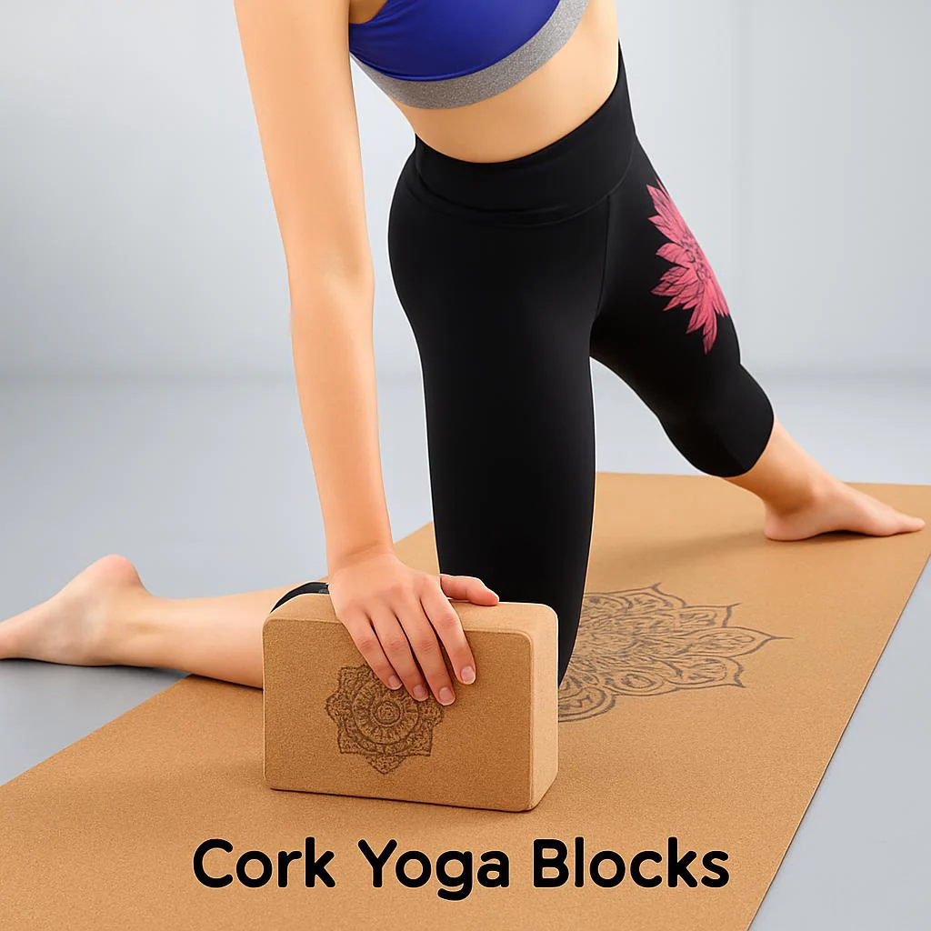 Eco-Friendly Cork Yoga Blocks for Sustainable Fitness - Image 4
