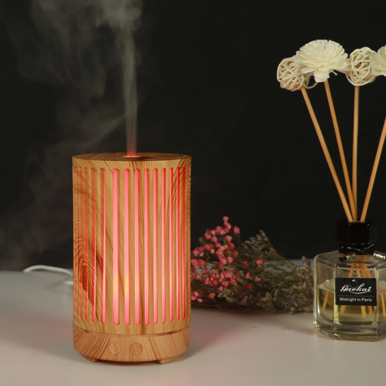 Natural Wood Air Diffuser - Eco-Friendly Aromatherapy for Home - Image 12