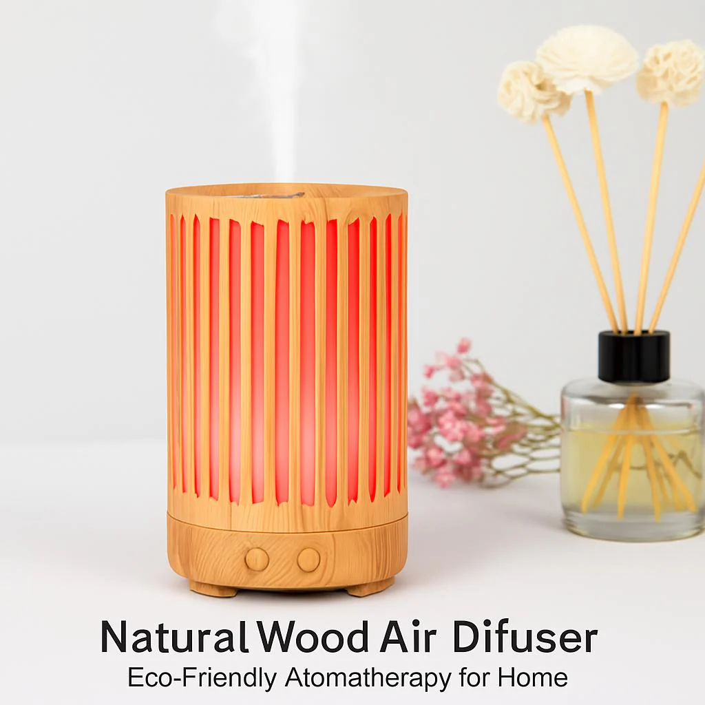 Natural Wood Air Diffuser - Eco-Friendly Aromatherapy for Home - Image 6