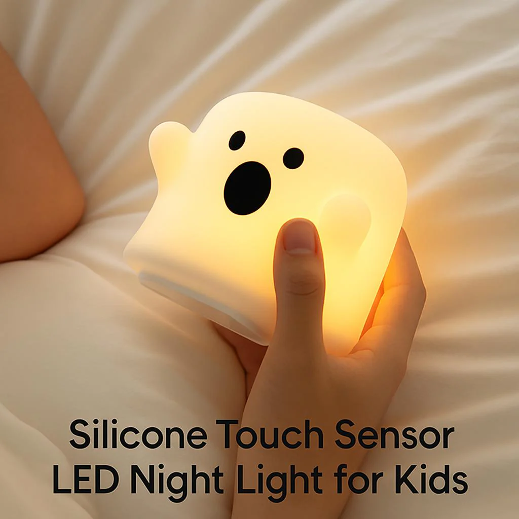 Silicone Touch Sensor LED Night Light for Kids - Image 10