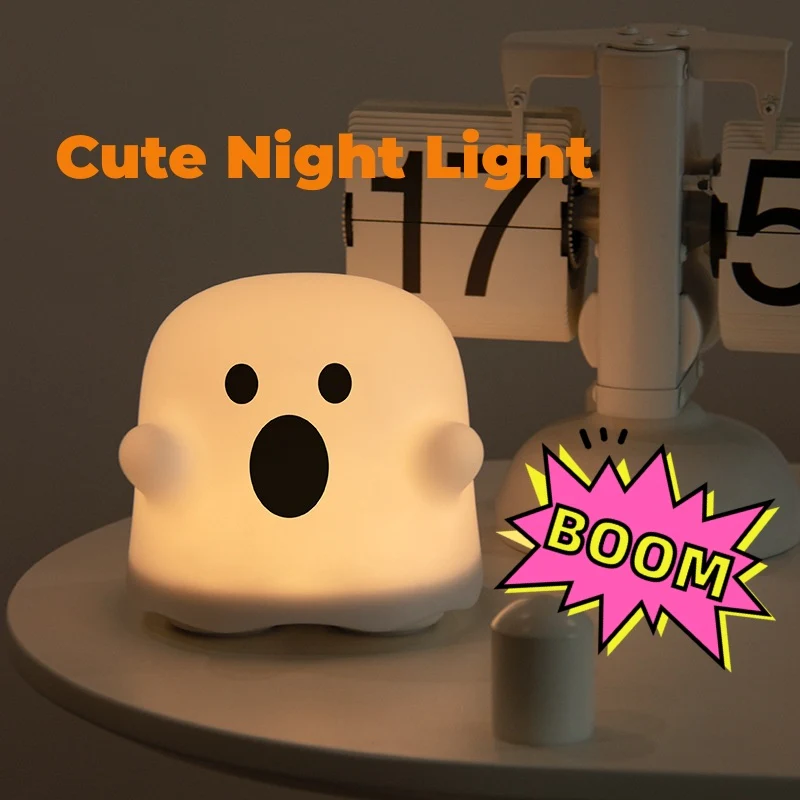 Silicone Touch Sensor LED Night Light for Kids - Image 13