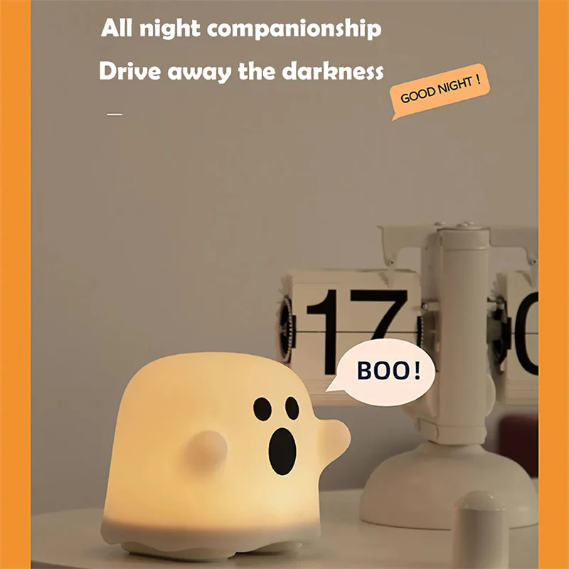 Silicone Touch Sensor LED Night Light for Kids - Image 19