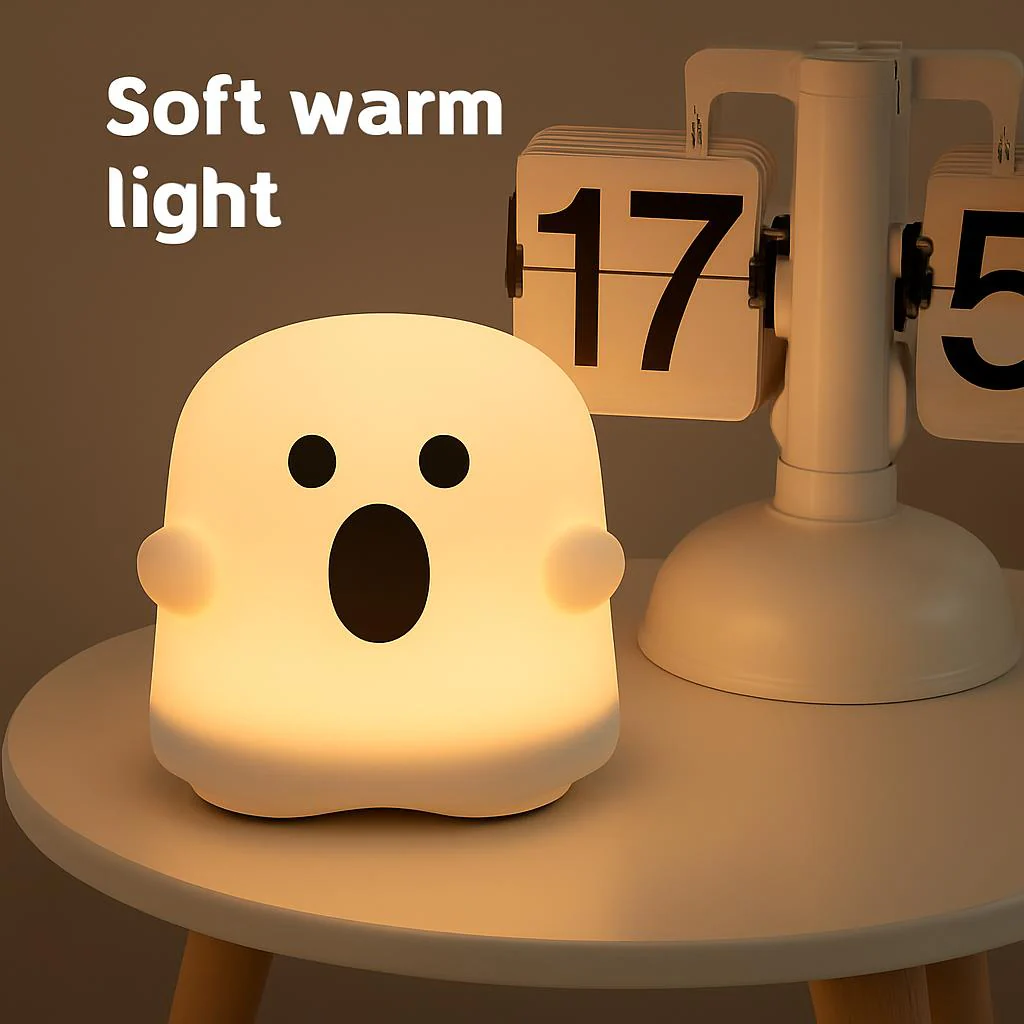 Silicone Touch Sensor LED Night Light for Kids - Image 5