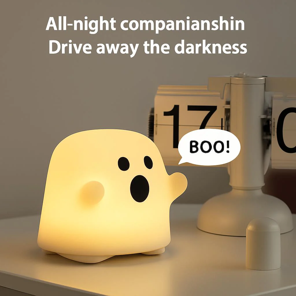 Silicone Touch Sensor LED Night Light for Kids - Image 8
