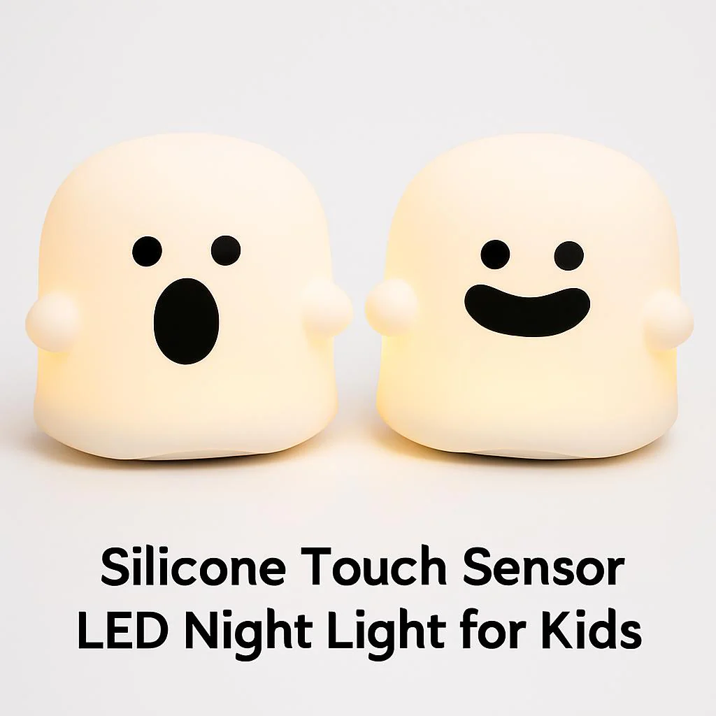Silicone Touch Sensor LED Night Light for Kids - Image 9