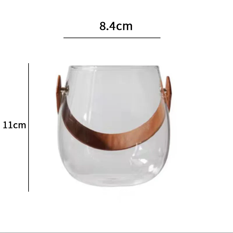 Eco-Friendly Leather Portable Glass Vase - Image 15