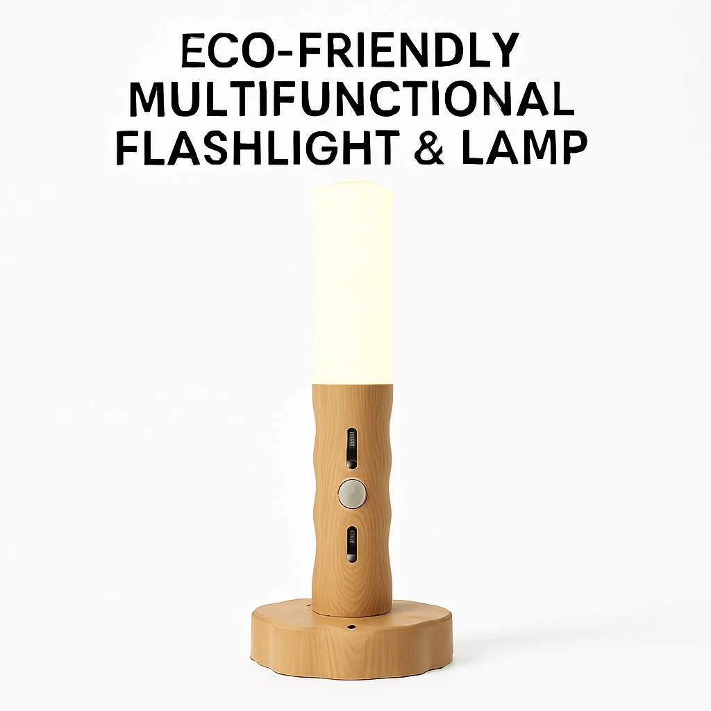 Eco-Friendly Multifunctional Flashlight & Lamp - Image 3