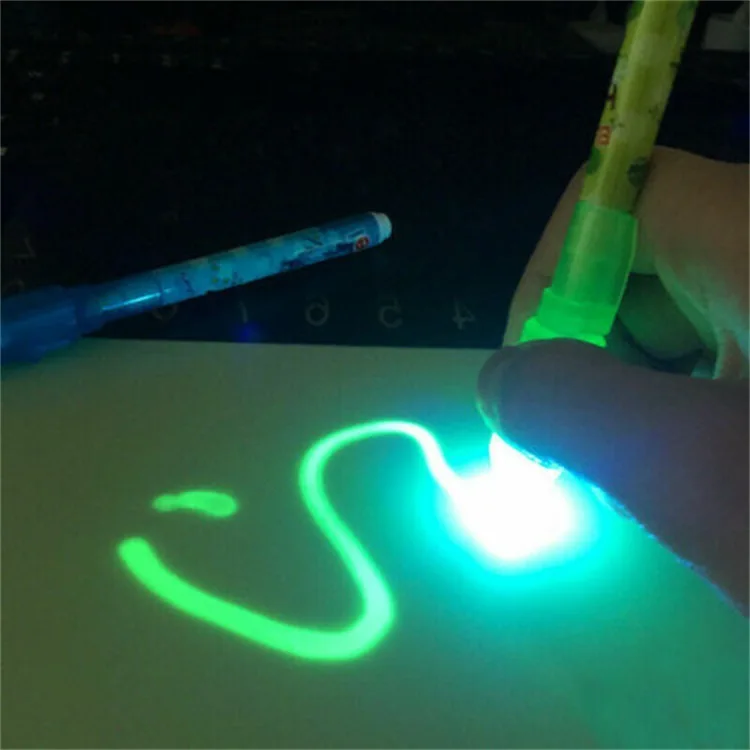 Hot Small Size Luminous Magic Drawing Board Light In Dark Children Kids Paint Toy DIY Educaitonal Boy Girl Educational Toys - Image 18