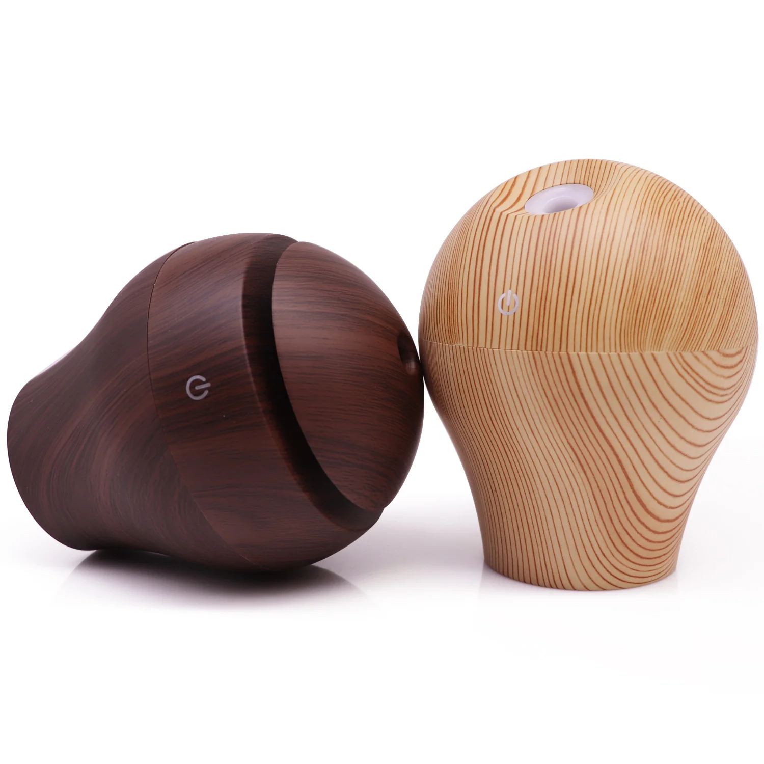 Compact Water-Saving Dark Wood Grain Humidifier for Eco-Friendly Homes - Image 9