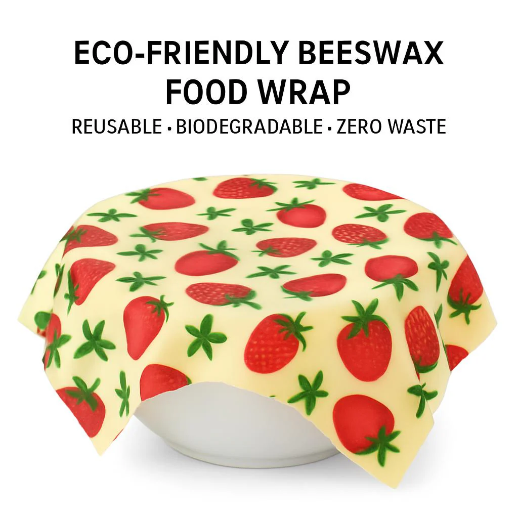 Eco-Friendly Beeswax Food Wraps - Reusable, Biodegradable, Zero-Waste - Image 4