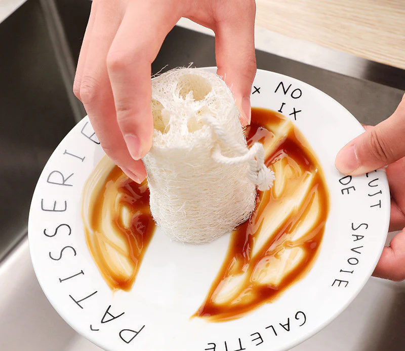 Eco-Friendly Biodegradable Loofah Sponge Dish Cloth - Image 14