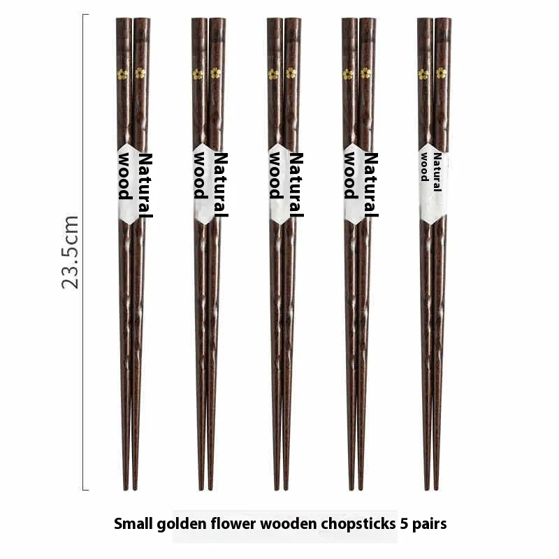 Eco-Friendly Reusable Wooden Chopsticks with Textured Grip - Image 16