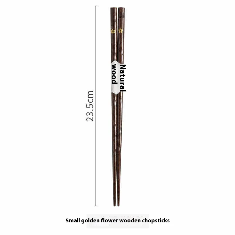 Eco-Friendly Reusable Wooden Chopsticks with Textured Grip - Image 23